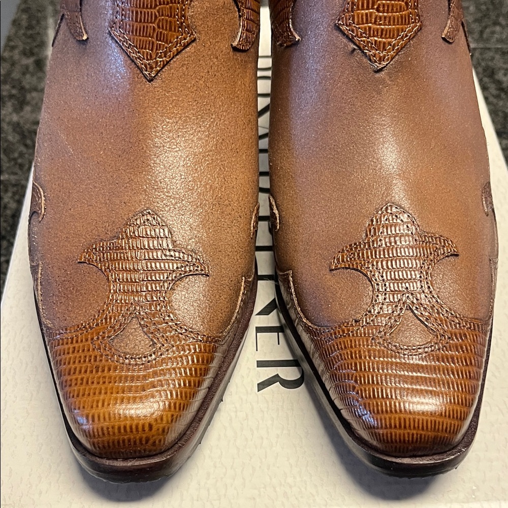 Donald J. Pliner Brown Heeled Boots
